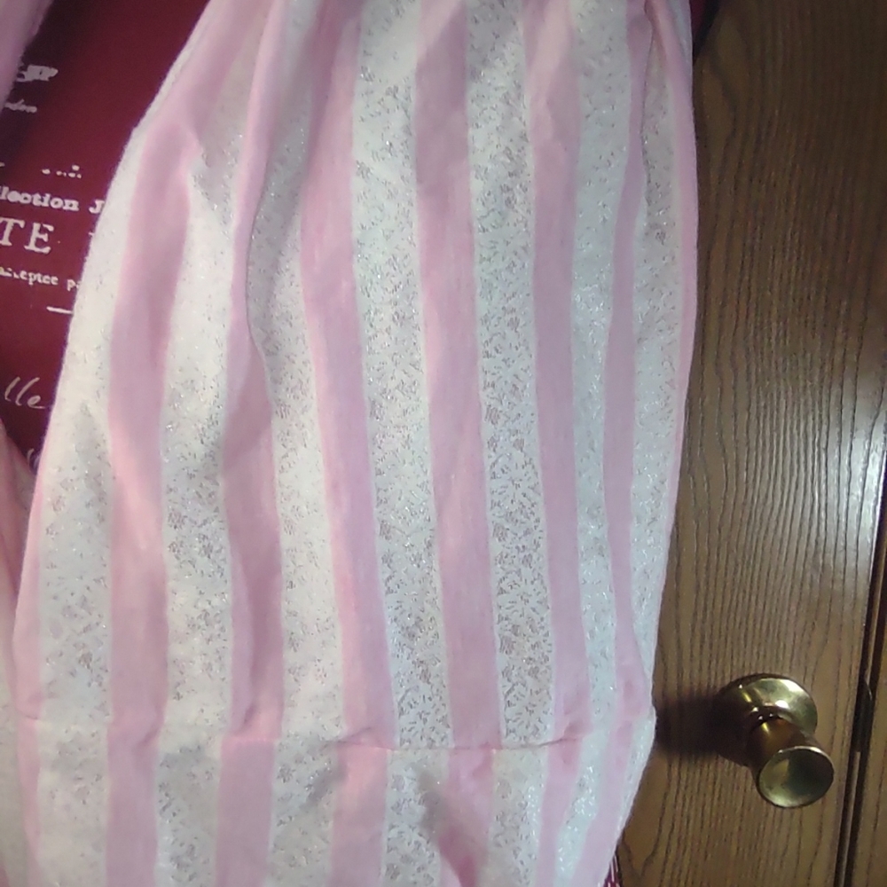 Infinity scarf pink and white - Picture 3 of 4